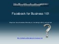 Facebook for Business 101
