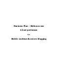 Mobicue Biz Plan  July 28 2009