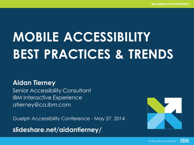Mobile Accessibility Best Practices...