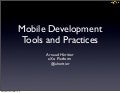 Mobile developments at eXo