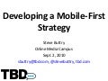 Developing a Mobile-First Strategy