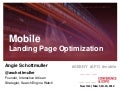Mobile Landing Page Optimization - SES New York 2012