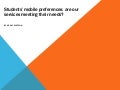 Lightning Talk on Mobile Access at Leeds Met