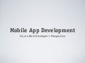 Mobile App Development