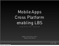 Mobile Apps Cross Platform Mobile Monday Düsseldorf 2009