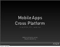 Mobile Apps Cross Platform - Webmontag Frankfurt 2009