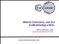 Mobile Chemistry and the SciMobileApps Wiki OCTOBER 2011 VERSION
