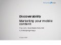 Mobile Content Discoverability