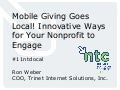 Mobile Giving Goes Local