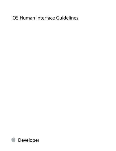 iOS 7 Human Interface Guidelines