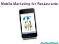 Mobile Marketing for Restaurants