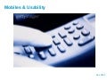 Mobiles & usbaility