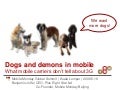 Dogs and demons in mobile - what mobile operators don't tell about 3G