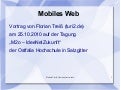 Trends im Mobile Web
