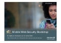 Mobile Web Security Bootstrap On Labs
