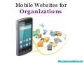 Mobile Websites for Organizations