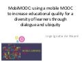 MobiMOOC Unesco mlearning week 2013