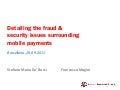 Mobile Payment fraud & risk assessment