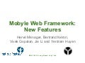 Menager H - Mobyle web framework: new features