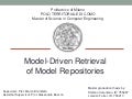 Model driven retrieval of model repositories
