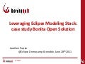 Leveraging Eclipse Modeling Stack: case study Bonita Open Solution