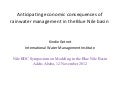 Anticipating economic consequences of rainwater management in the Blue Nile basin 