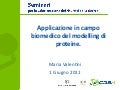 Applicazione in campo biomedico del modelling di proteine