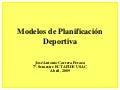 Modelos De Planificacion Deportiva