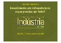 Infraestrutura - José de Freitas Mascarenhas - Presidente do Conselho Temático de Infraestrutura da CNI - 2009