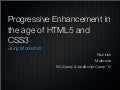 Modernizr - Detecting HTML5 and CSS3 support
