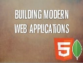 Modern Web Applications with MongoDB