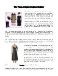 The Value of Buying Designer Clothing