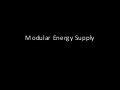 Modular energie supply
