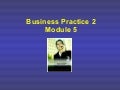 NCV 2 Business Practice Hands-On Support - Module 5