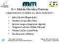 Mobile Monday #9 : applications et sites mobiles