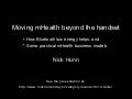 Moving mHealth beyond the handset