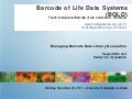 Megan Milton & Mallory Van Wyngaarden - Managing Barcode Data Library Generation