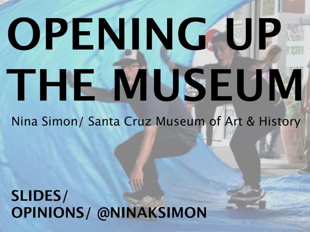 Opening Up Museums