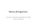 Money & happiness