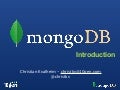 Mongodb intro