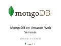 MongoDB on EC2 and EBS