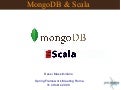 MongoDB Scala Roma SpringFramework Meeting2009