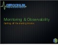 Monitoring and observability