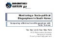 Monitoring Blogosphere S Korea