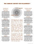 Monitor Institute - The Changing Context For Philanthropy