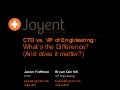 CTO vs. VP of Engineering