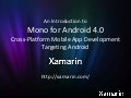 Mono for Android 4 0 Introduction