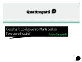 Cosa ha fatto il governo Monti contro l’evasione fiscale?
