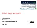 Moocs - Alberta grad students, Feb 2013
