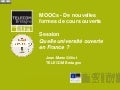 Moocs, de nouvelles formes de cours ouverts